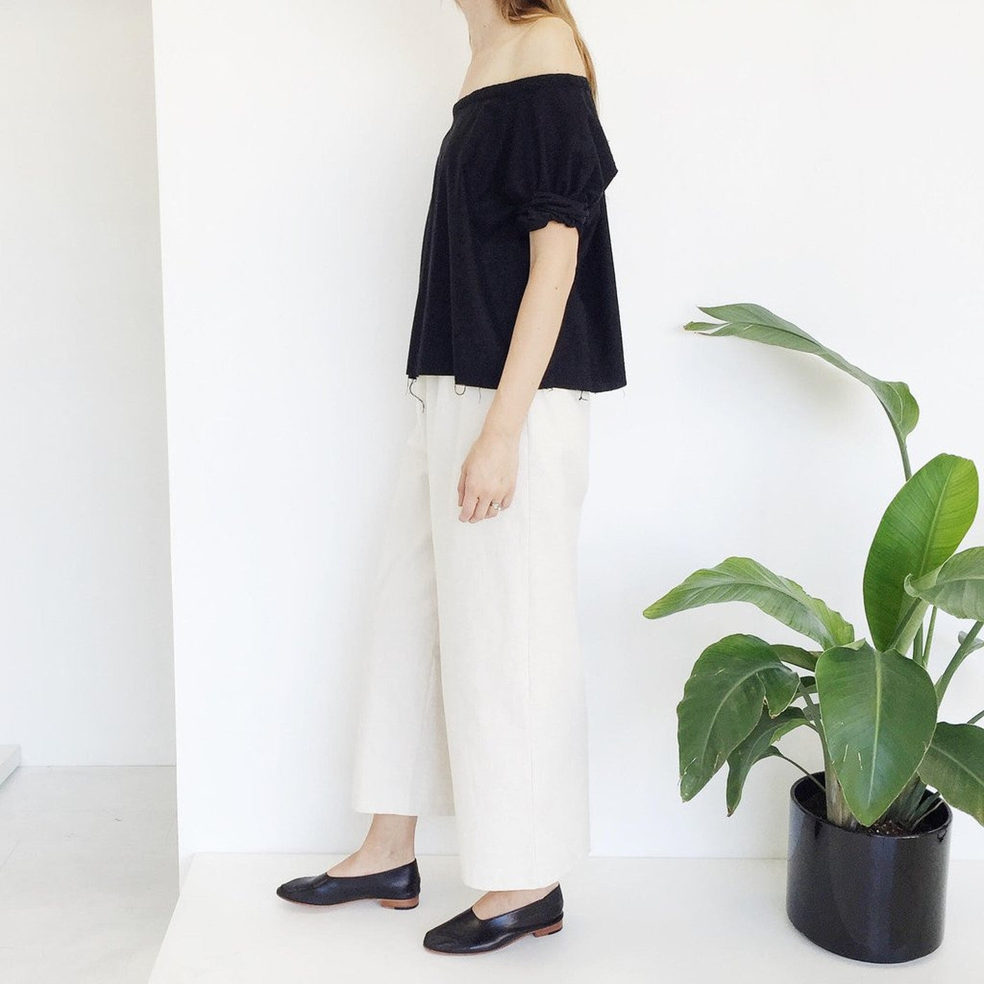 Natural Cotton Canvas Pant