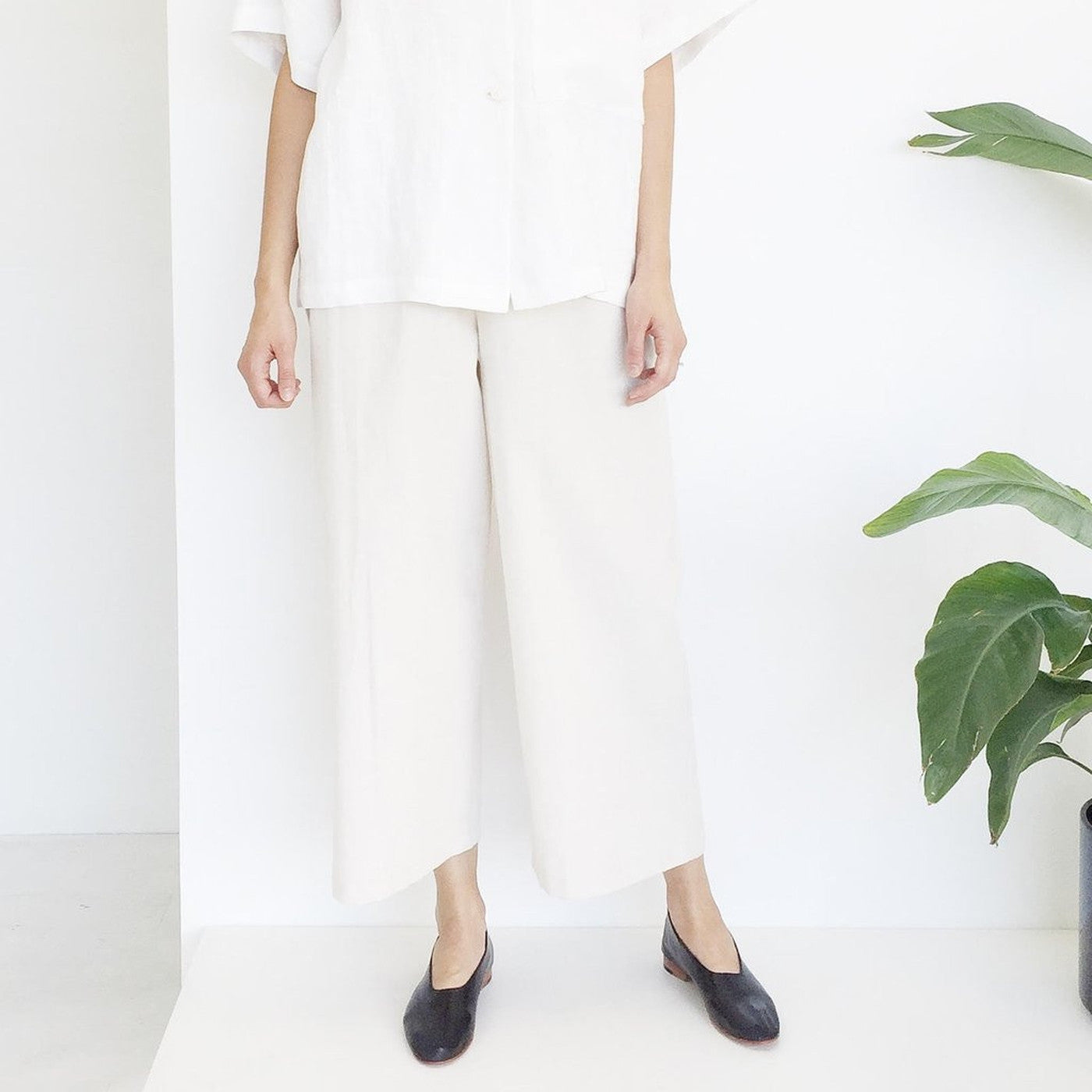 Natural Cotton Canvas Pant